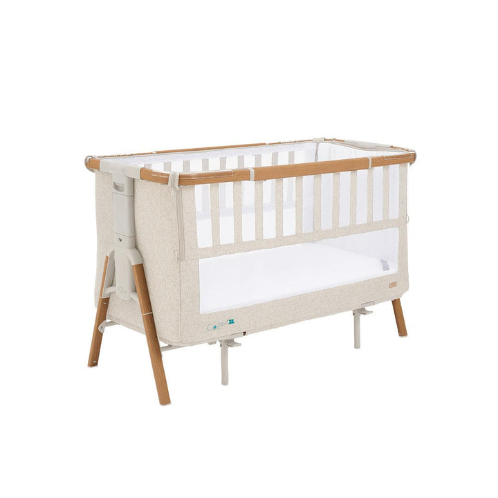 Tutti Bambini CoZee XL - Complete Birth To 4+ Years Package - Scandinavian Walnut/Ecru-Bedside Cribs-Scandinavian Walnut/Ecru- | Natural Baby Shower