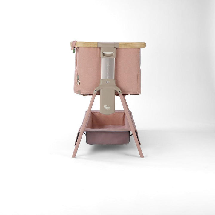 Tutti Bambini Cozee Air 2 Bedside Crib - Drifted Oak / Blush-Cribs-Drifted Oak / Blush- | Natural Baby Shower