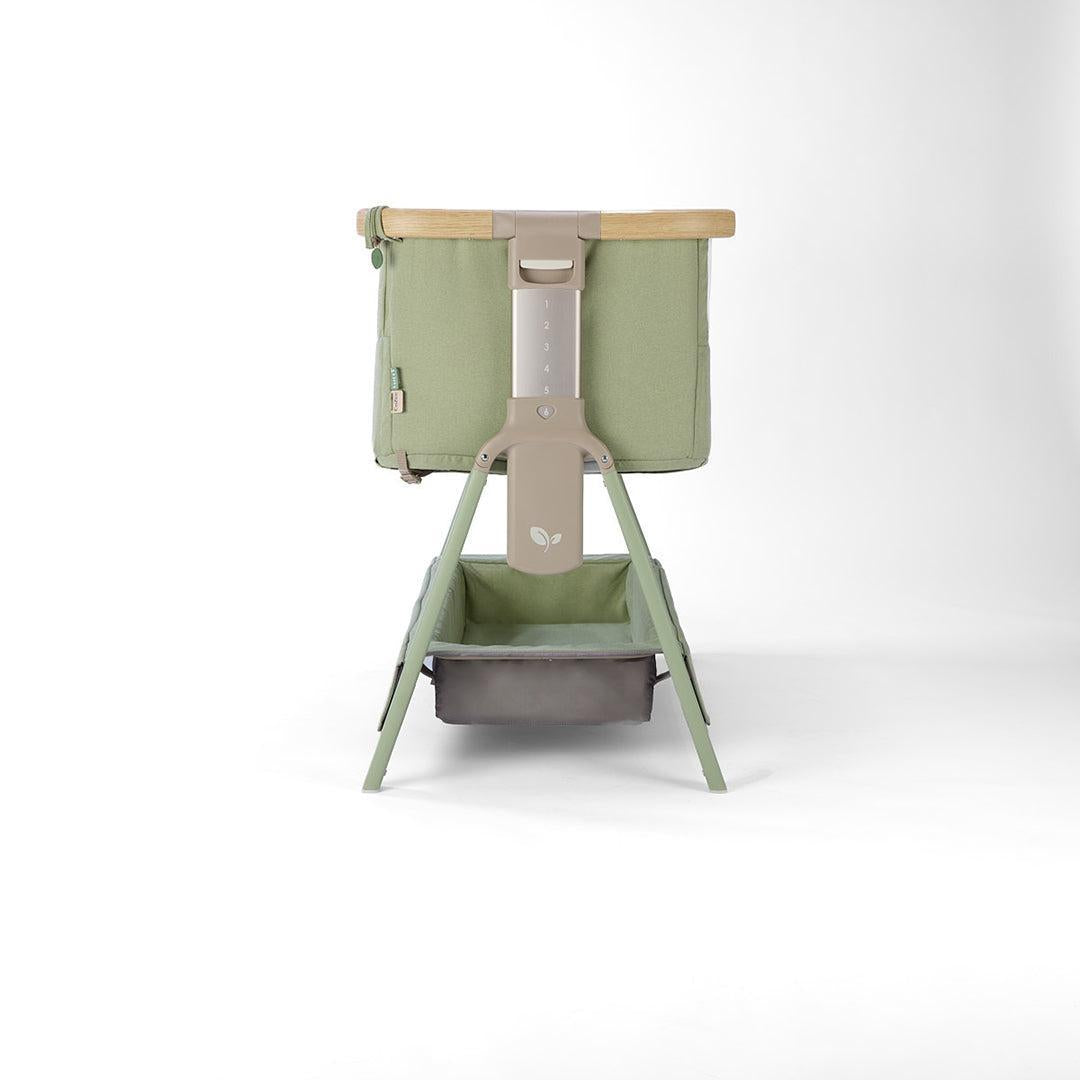 Tutti Bambini Cozee Air 2 Bedside Crib - Drifted Oak / Eucalyptus-Cribs-Drifted Oak / Eucalyptus- | Natural Baby Shower