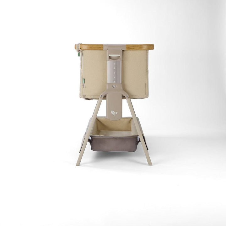 Tutti Bambini Cozee Air 2 Bedside Crib - Toasted Oak / Sand-Cribs-Toasted Oak / Sand- | Natural Baby Shower