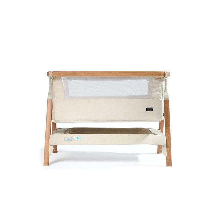 Tutti Bambini CoZee Air Bedside Crib - Scandinavian Walnut/Ecru-Bedside Cribs-Scandinavian Walnut/Ecru-Crib | Natural Baby Shower