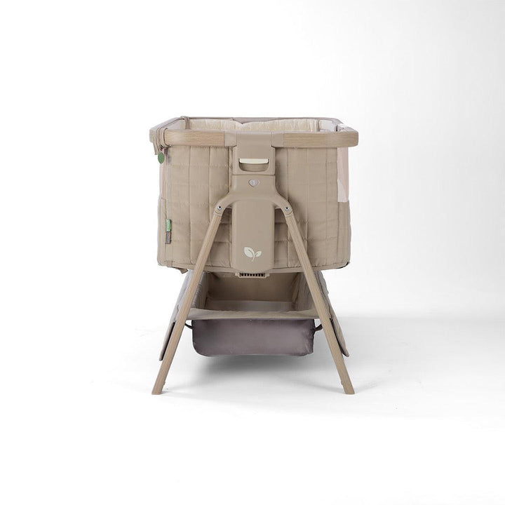 Tutti Bambini Cozee Sense Bedside Crib - Soft Walnut / Cocoa-Cribs-Soft Walnut / Cocoa- | Natural Baby Shower
