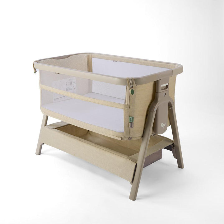 Tutti Bambini Cozee Zen Bedside Crib - Sand-Cribs-Sand- | Natural Baby Shower