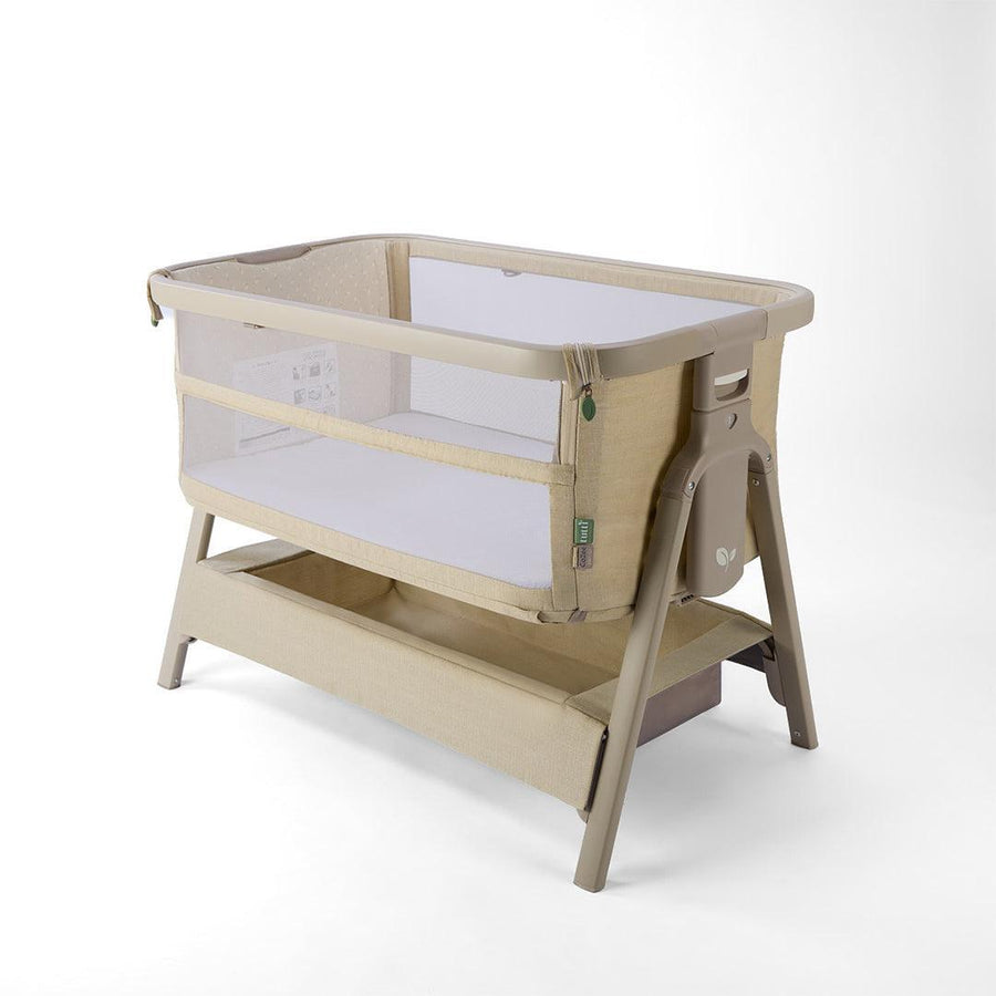 Tutti Bambini Cozee Zen Bedside Crib - Sand-Cribs-Sand- | Natural Baby Shower