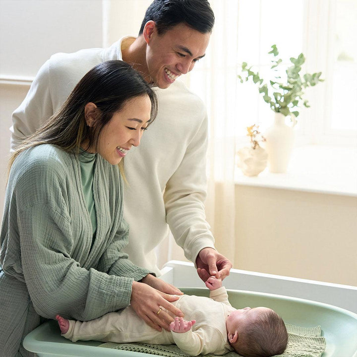 Tutti Bambini Cushi Baby Changing Mat - Leaf-Changing Mats-Leaf- | Natural Baby Shower