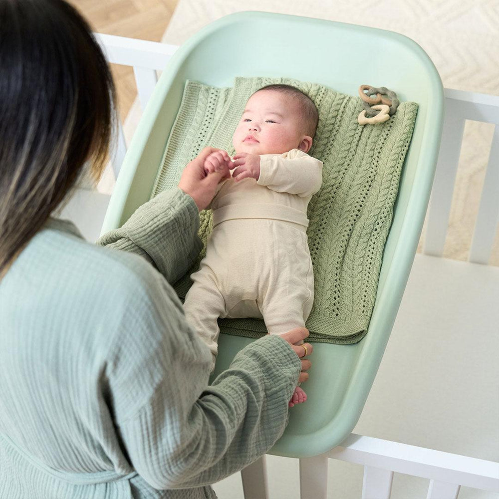 Tutti Bambini Cushi Baby Changing Mat - Leaf-Changing Mats-Leaf- | Natural Baby Shower