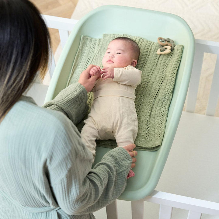 Tutti Bambini Cushi Baby Changing Mat - Leaf-Changing Mats-Leaf- | Natural Baby Shower