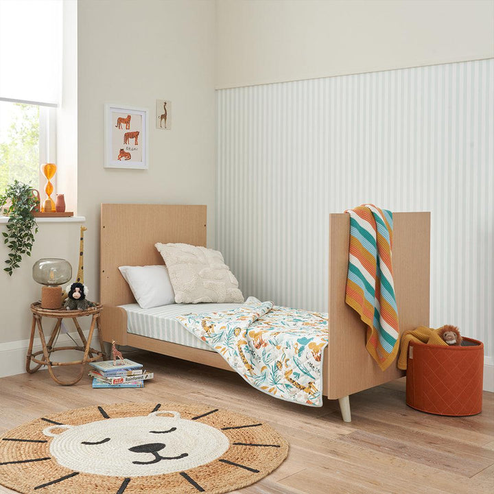 Tutti Bambini Fika 3 Piece Room Set - Light Oak/White Sand-Nursery Sets-Light Oak/White Sand-No Mattress | Natural Baby Shower
