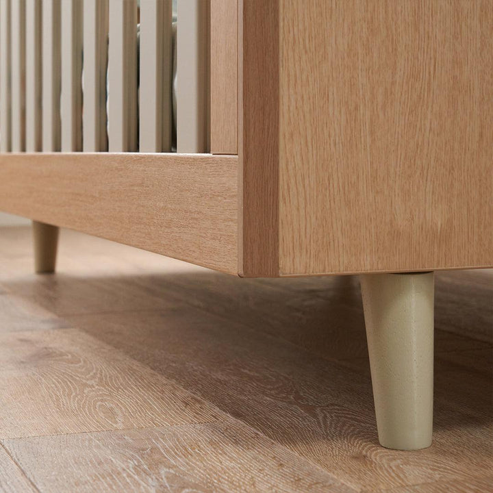Tutti Bambini Fika 2 Piece Room Set - Light Oak/White Sand-Nursery Sets-Light Oak/White Sand-No Mattress | Natural Baby Shower