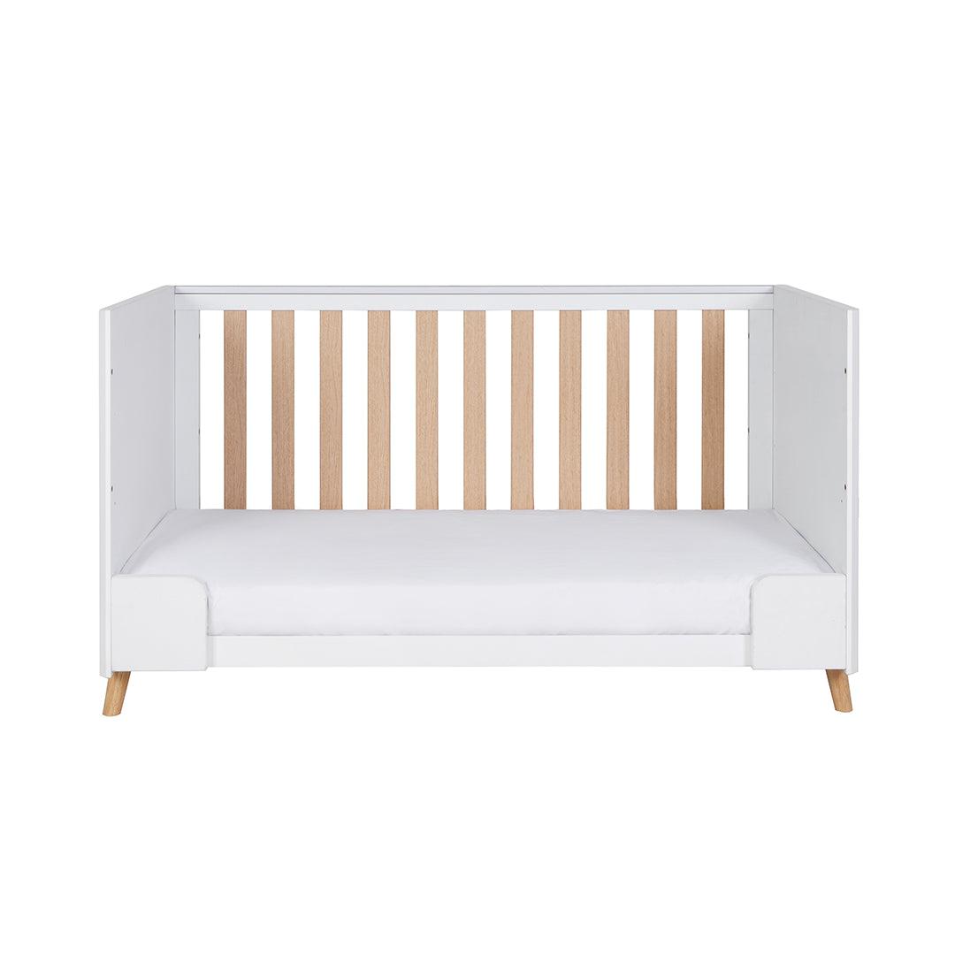 Tutti Bambini Fika 2 Piece Room Set - White/Light Oak-Nursery Sets-White/Light Oak-No Mattress | Natural Baby Shower