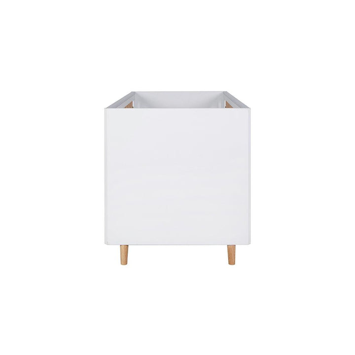 Tutti Bambini Fika Cot Bed - White/Light Oak-Cot Beds-White/Light Oak-No Mattress | Natural Baby Shower