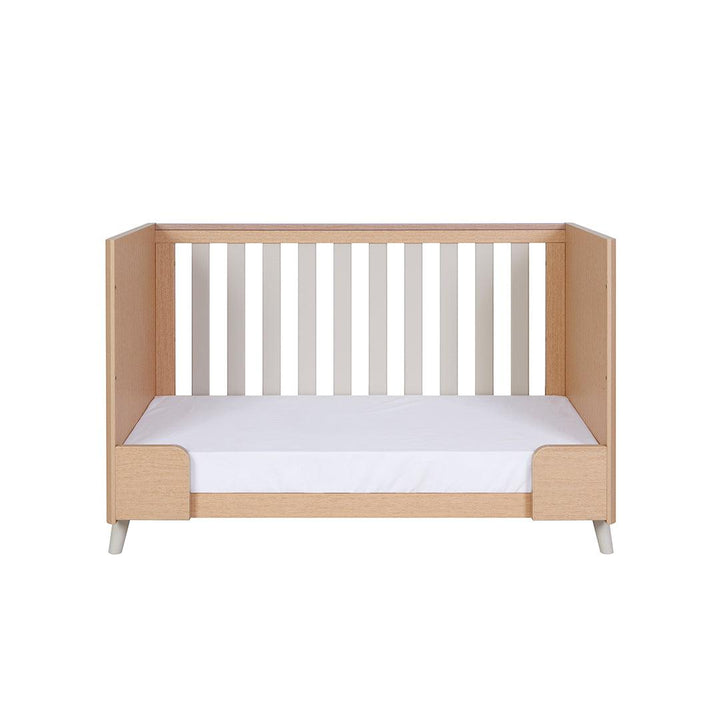 Tutti Bambini Fika Mini Cot Bed - Light Oak/White Sand-Cot Beds-Light Oak/White Sand-No Mattress | Natural Baby Shower