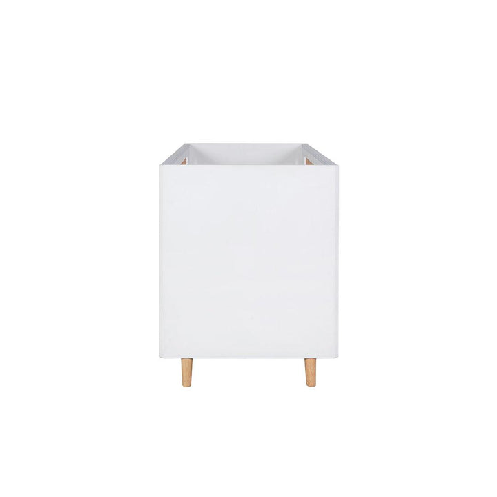 Tutti Bambini Fika Mini Cot Bed - White/Light Oak-Cot Beds-White/Light Oak-No Mattress | Natural Baby Shower