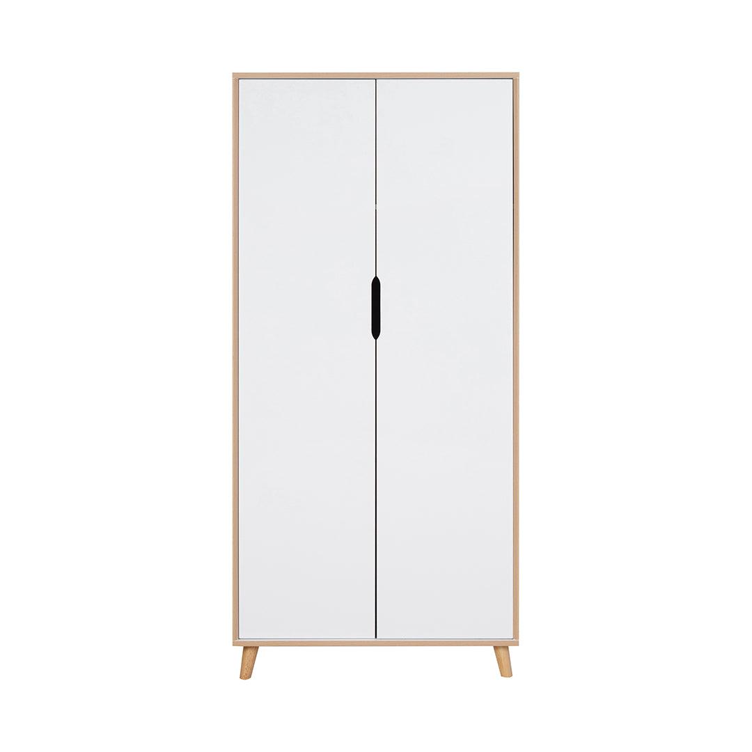 Tutti Bambini Fika 3 Piece Room Set - White/Light Oak-Nursery Sets-White/Light Oak-No Mattress | Natural Baby Shower