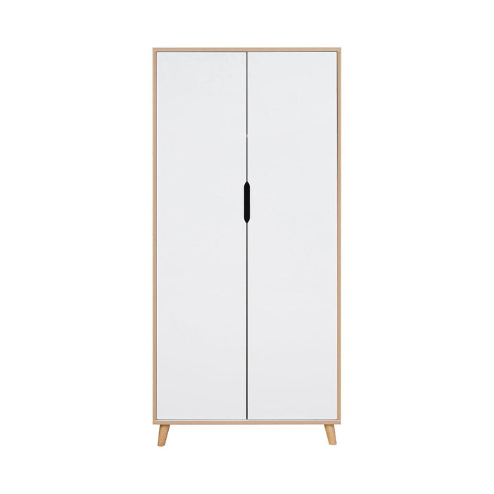 Tutti Bambini Fika 3 Piece Room Set - White/Light Oak-Nursery Sets-White/Light Oak-No Mattress | Natural Baby Shower