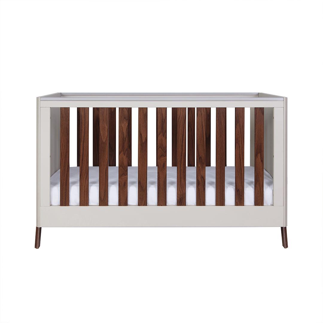 Tutti Bambini Fuori Cot Bed - Warm Walnut/White Sand-Cot Beds-Warm Walnut/White Sand-No Mattress | Natural Baby Shower