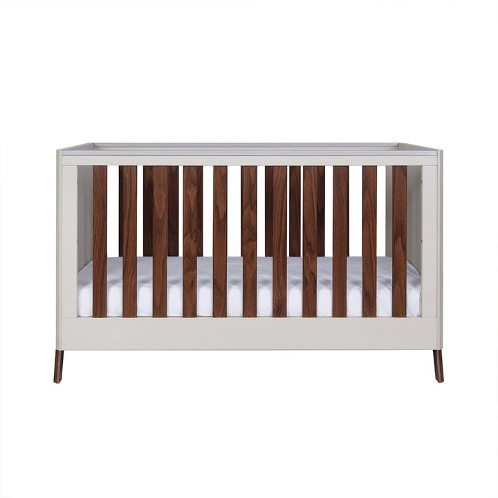 Tutti Bambini Fuori Cot Bed - Warm Walnut/White Sand-Cot Beds-Warm Walnut/White Sand-No Mattress | Natural Baby Shower