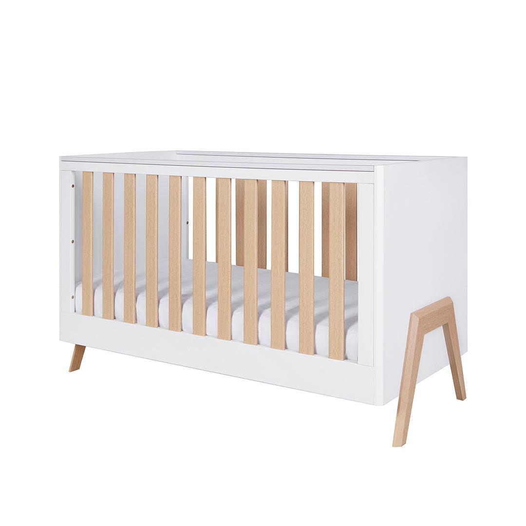 Tutti Bambini Fuori 3 Piece Room Set - White/Light Oak-Nursery Sets-White/Light Oak-No Mattress | Natural Baby Shower