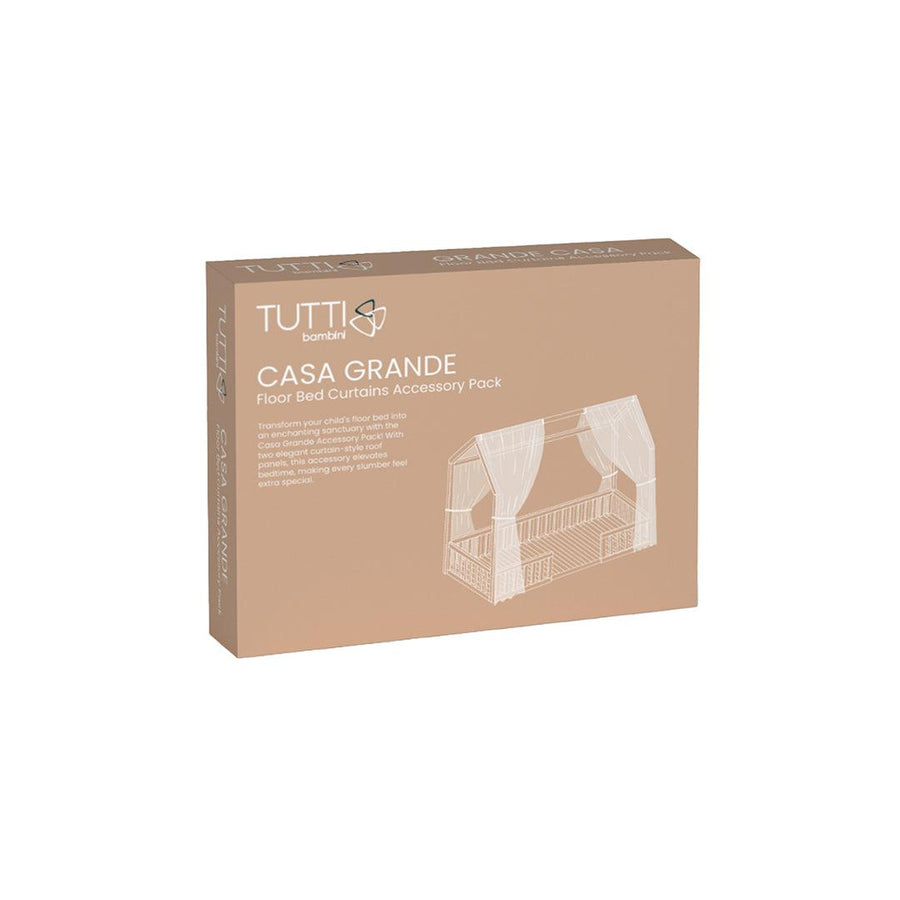 Tutti Bambini Grande Casa Floor Bed Curtains Accessory Pack-Extension Kits-Junior- | Natural Baby Shower