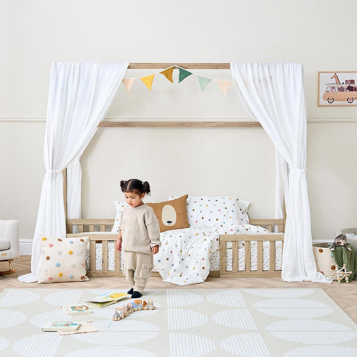Tutti Bambini Grande Casa Floor Bed Curtains Accessory Pack-Extension Kits-Junior- | Natural Baby Shower