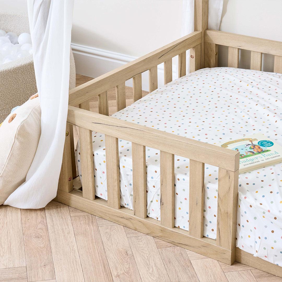 Tutti Bambini Grande Casa Montessori Toddler Floor Bed - Harvest Oak-Junior Beds-Harvest Oak-Junior | Natural Baby Shower