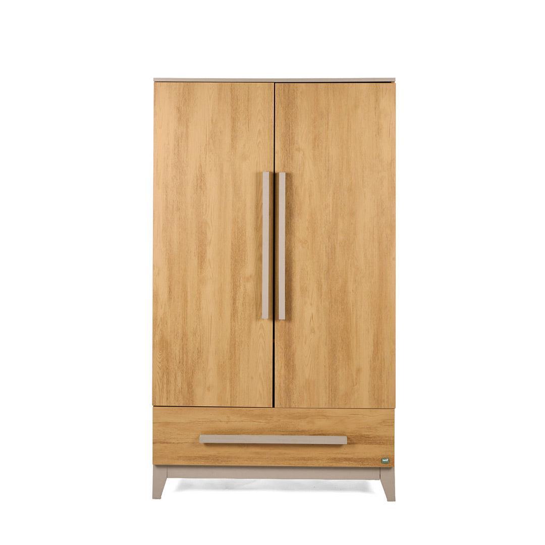Tutti Bambini Halle Wardrobe - Golden Oak/Mushroom-Wardrobes-Golden Oak/Mushroom- | Natural Baby Shower