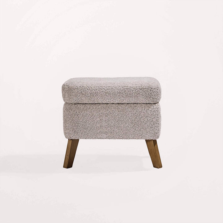Tutti Bambini Harper Wingback Rocking Chair & Storage Footstool - Cloud Grey-Feeding Chairs-Cloud Grey-One Size | Natural Baby Shower