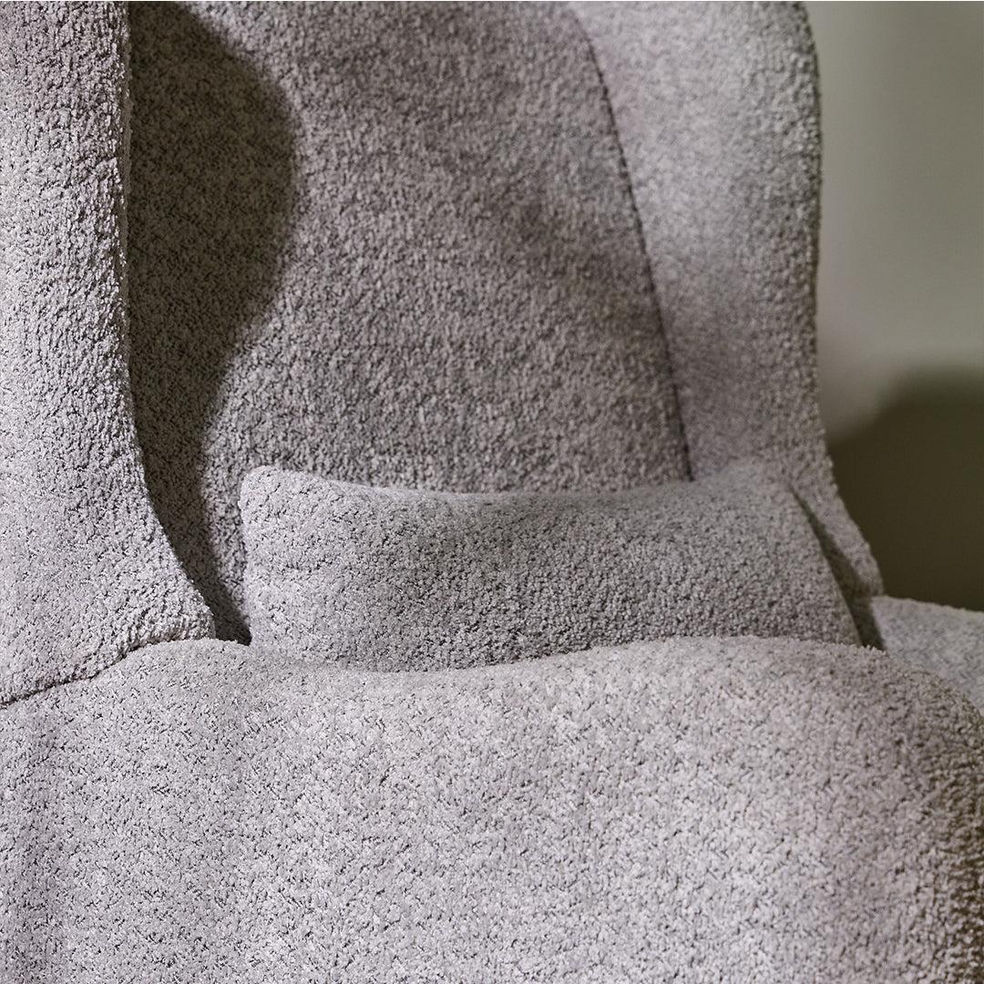Tutti Bambini Harper Wingback Rocking Chair & Storage Footstool - Cloud Grey-Feeding Chairs-Cloud Grey-One Size | Natural Baby Shower