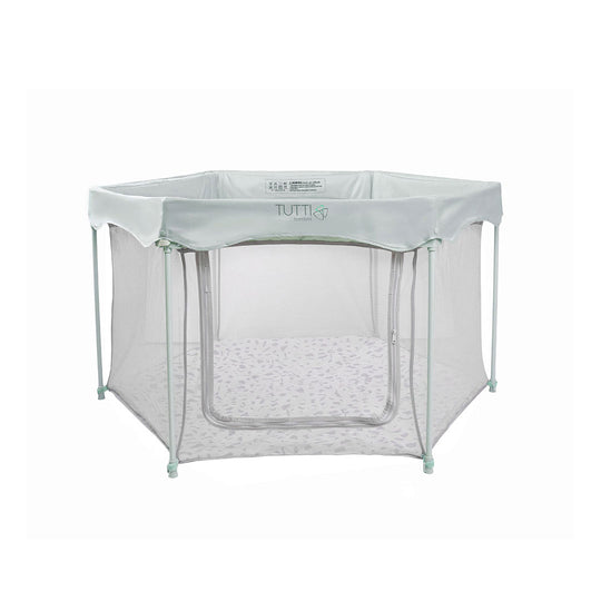 Tutti Bambini Hexa Playpen - Leaf/Terrazzo-Play Gyms-Leaf/Terrazzo- | Natural Baby Shower