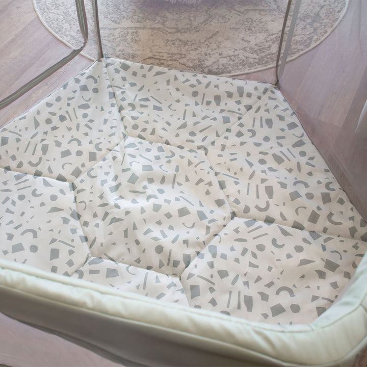 Tutti Bambini Hexa Playpen - Leaf/Terrazzo