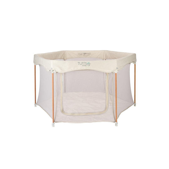 Tutti Bambini Hexa Playpen - Ecru-Play Gyms-Ecru- | Natural Baby Shower