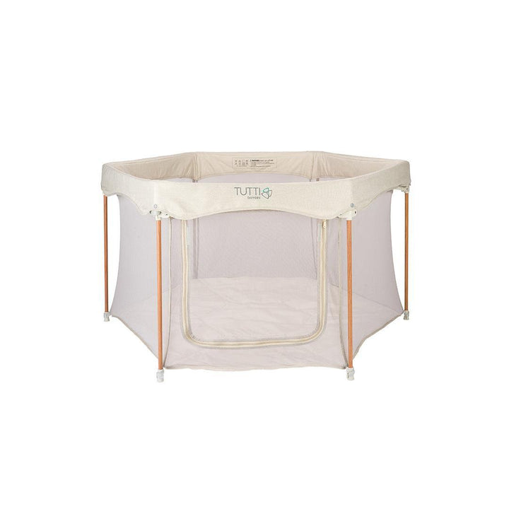 Tutti Bambini Hexa Playpen - Ecru-Play Gyms-Ecru- | Natural Baby Shower