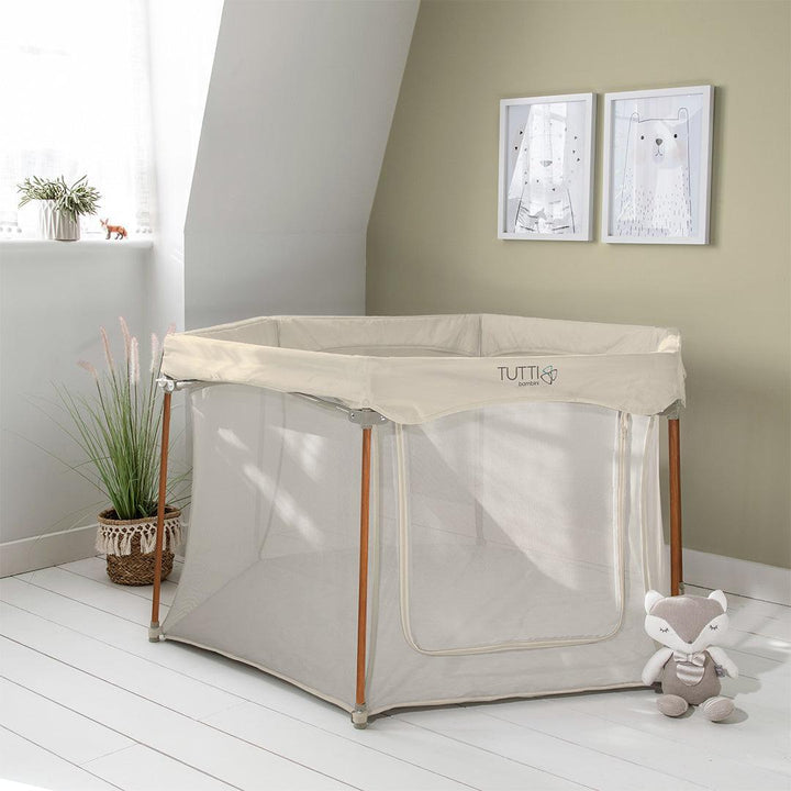 Tutti Bambini Hexa Playpen - Ecru-Play Gyms-Ecru- | Natural Baby Shower