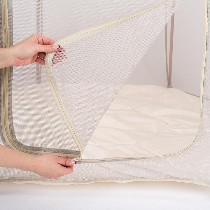 Tutti Bambini Hexa Playpen - Ecru-Play Gyms-Ecru- | Natural Baby Shower