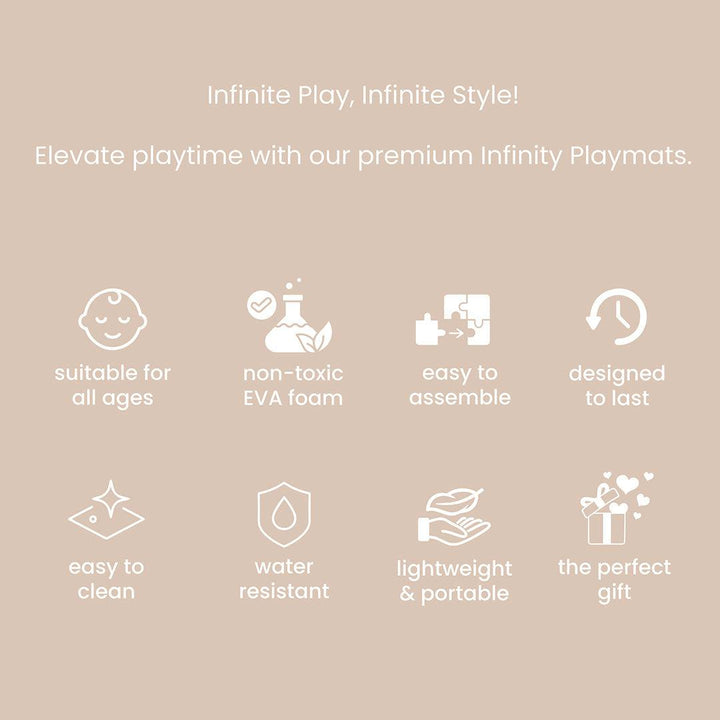Tutti Bambini Infinity Baby Playmat Orbital - Nutmeg-Play Mats-Nutmeg- | Natural Baby Shower