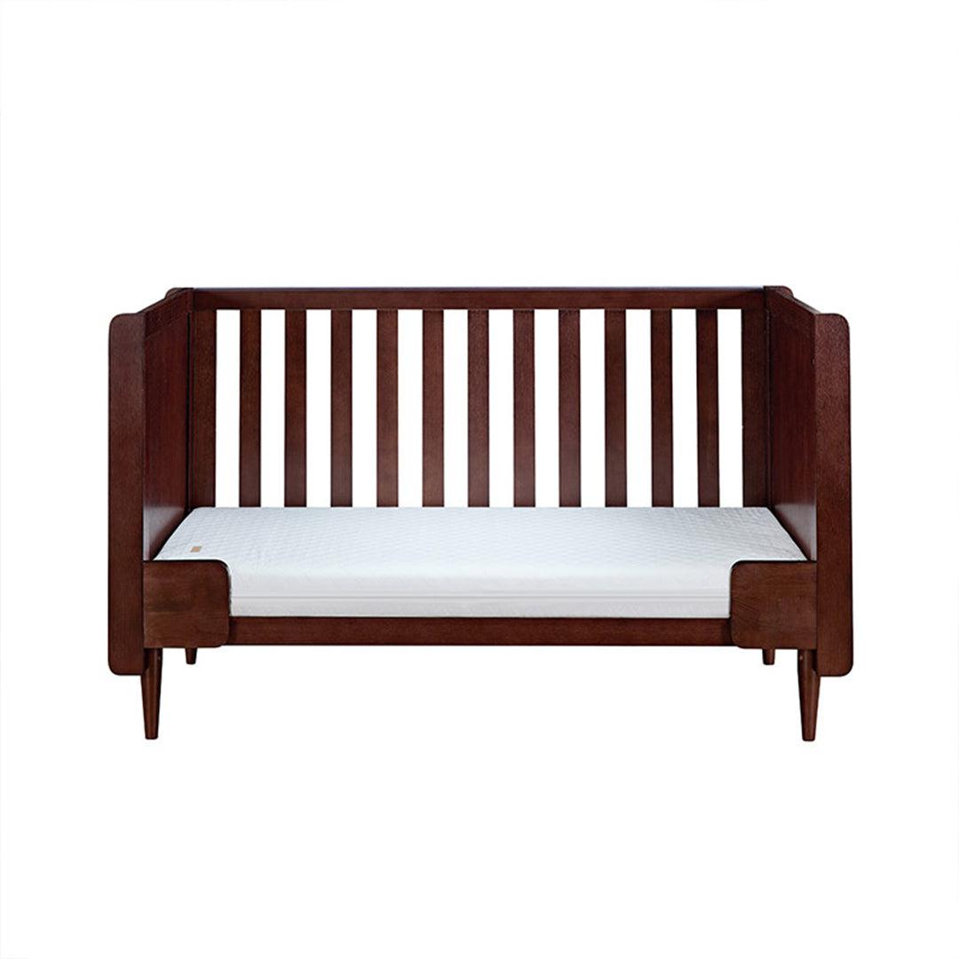 Tutti Bambini Japandi Cot Bed - Warm Walnut-Cot Beds-Warm Walnut-No Mattress | Natural Baby Shower