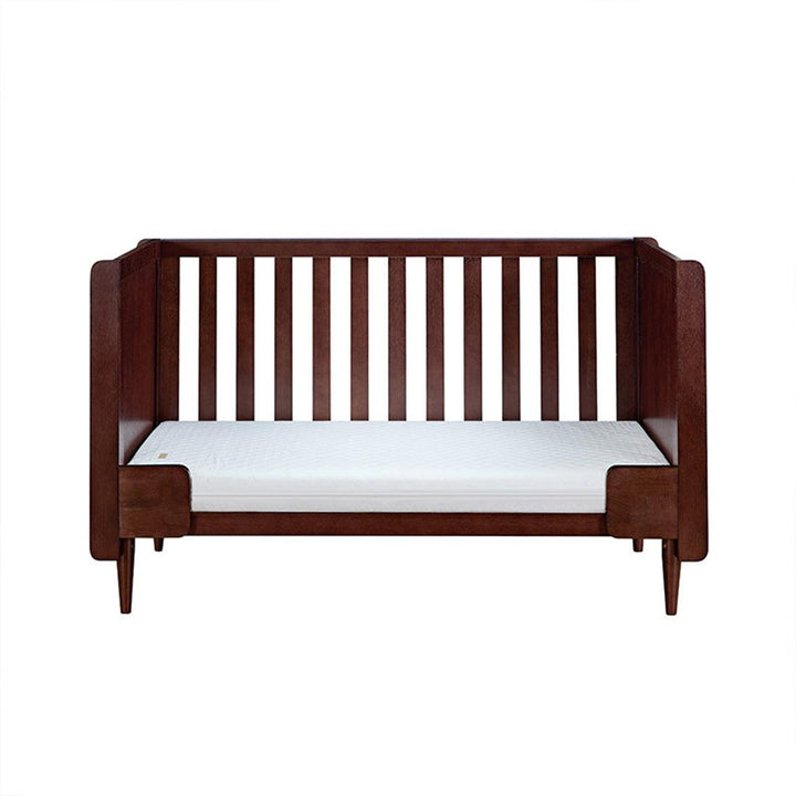 Tutti Bambini Japandi Cot Bed - Warm Walnut-Cot Beds-Warm Walnut-No Mattress | Natural Baby Shower