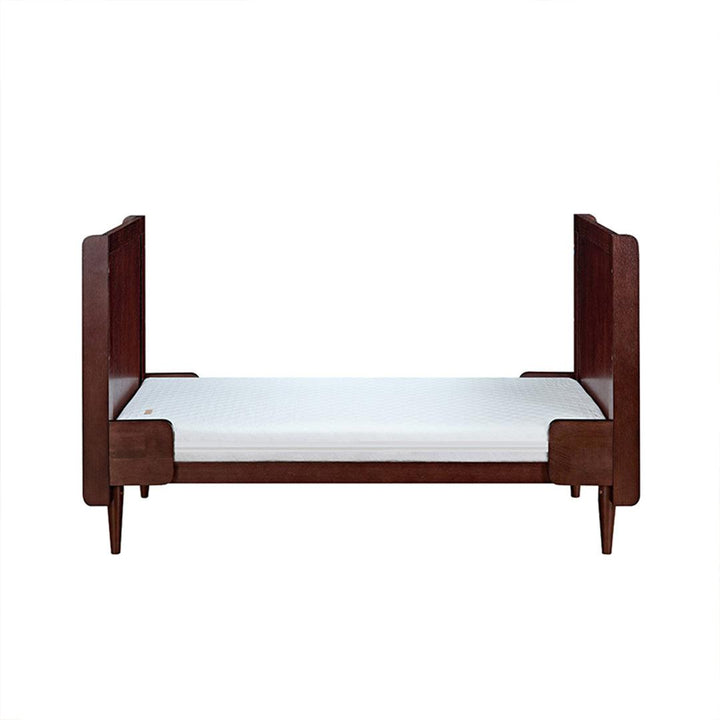 Tutti Bambini Japandi Cot Bed - Warm Walnut-Cot Beds-Warm Walnut-No Mattress | Natural Baby Shower