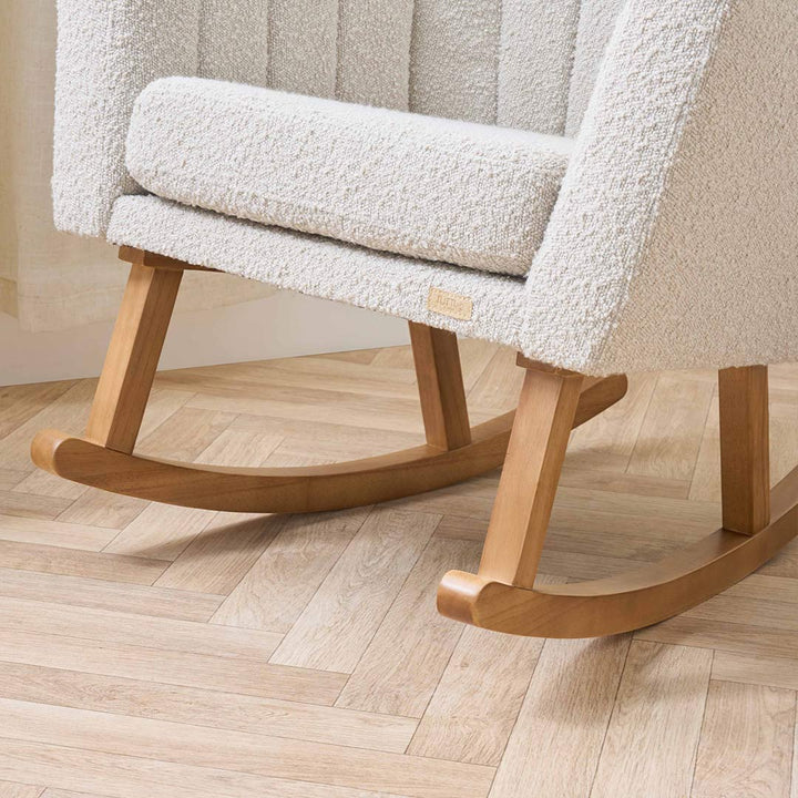 Tutti Bambini Jonah Luxe Feeding Chair & Foot Stool - Mushroom-Feeding Chairs-Mushroom- | Natural Baby Shower