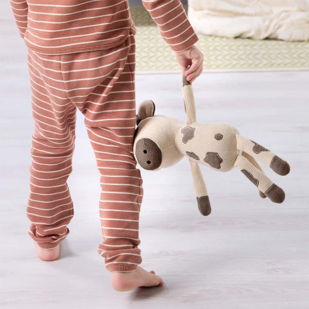 Tutti Bambini Knitted Toy - Clemi Cow-Soft Toys-Clemi Cow- | Natural Baby Shower