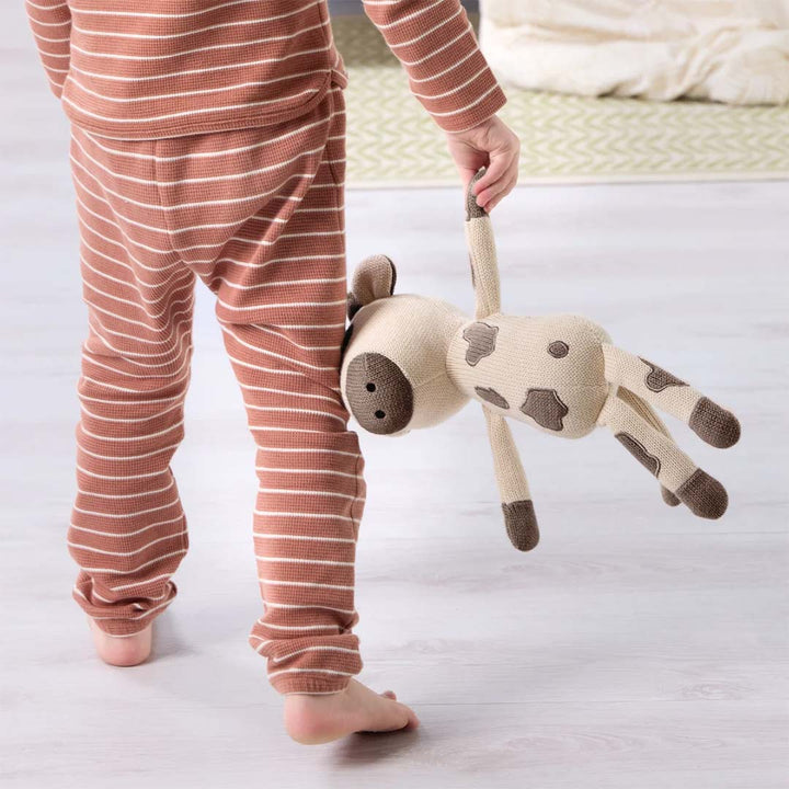 Tutti Bambini Knitted Toy - Clemi Cow-Soft Toys-Clemi Cow- | Natural Baby Shower