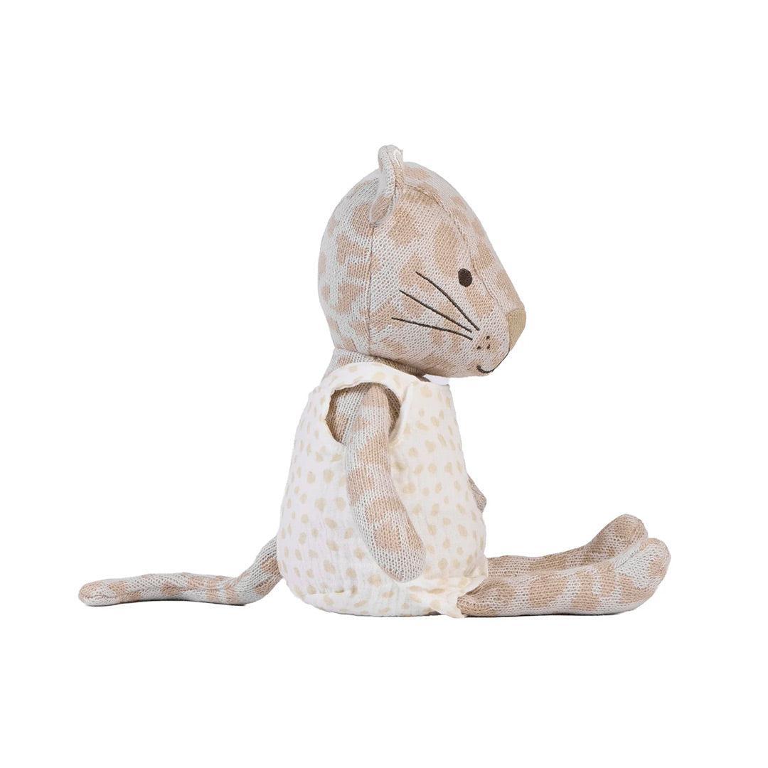 Tutti Bambini Knitted Toy - Larry Leopard-Soft Toys-Larry Leopard-One Size | Natural Baby Shower