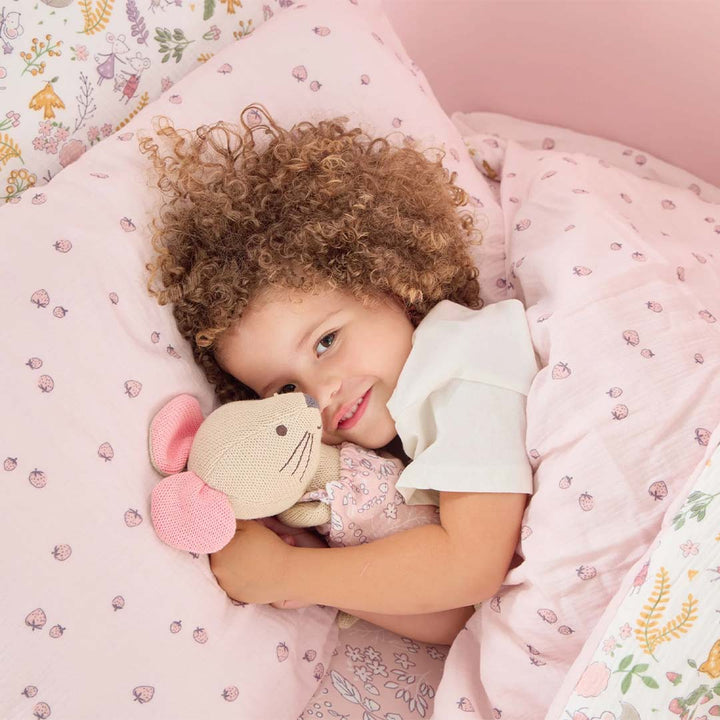 Tutti Bambini Knitted Toy - Maid Mouse-Soft Toys-Maid Mouse- | Natural Baby Shower