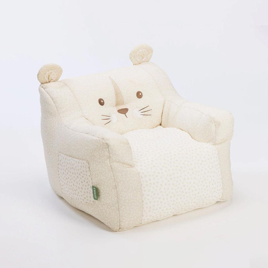 Tutti Bambini Beanbag Chair - Larry Leopard-Tables + Seating-Larry Leoaprd- | Natural Baby Shower
