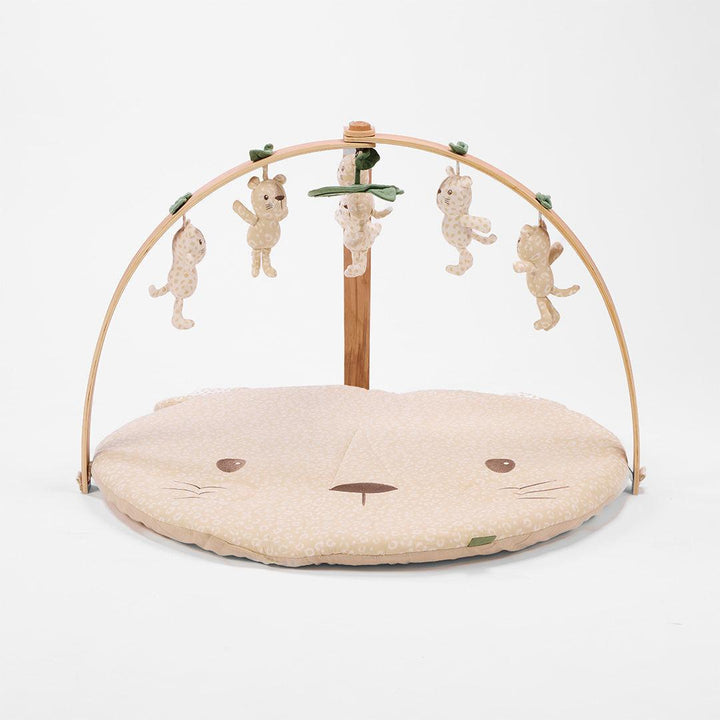 Tutti Bambini Luxury Wood & Muslin Playgym - Love Cats-Play Gyms-Love Cats- | Natural Baby Shower