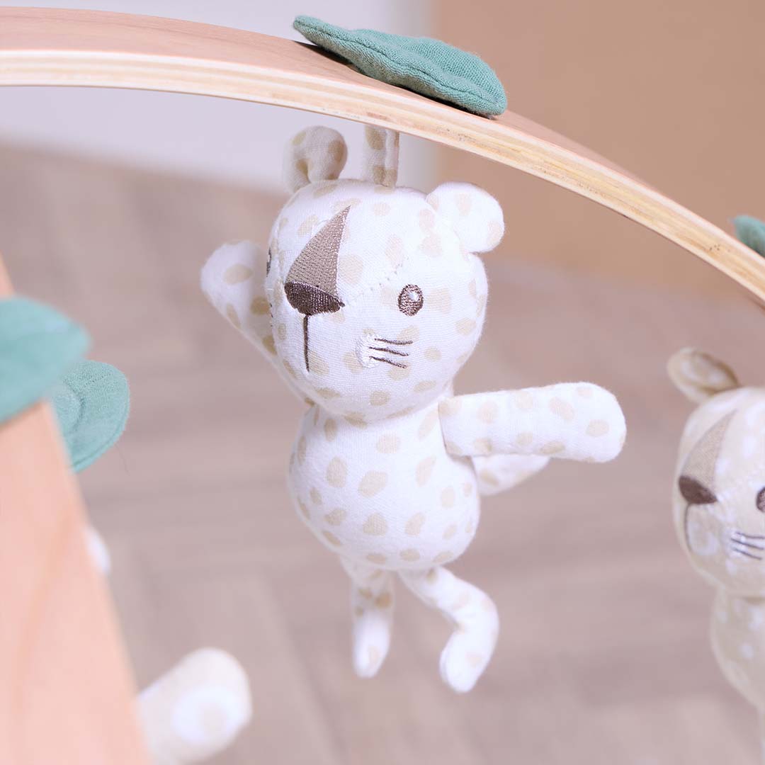 Tutti Bambini Luxury Wood & Muslin Playgym - Love Cats-Play Gyms-Love Cats- | Natural Baby Shower