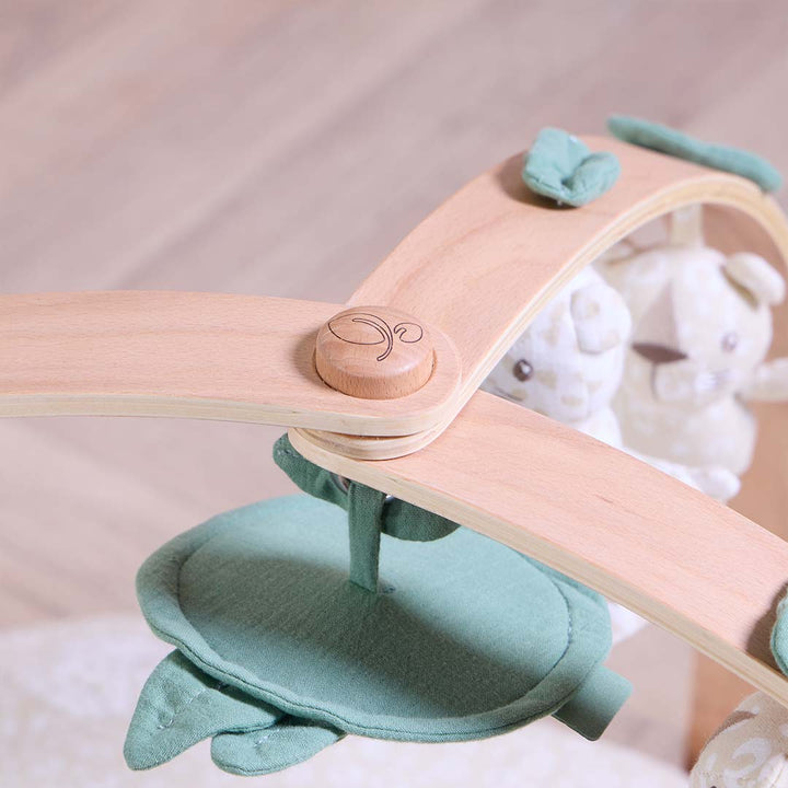 Tutti Bambini Luxury Wood & Muslin Playgym - Love Cats-Play Gyms-Love Cats- | Natural Baby Shower