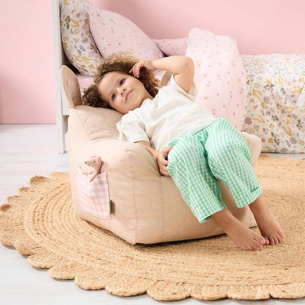 Tutti Bambini Milo Mouse Bean Chair - Tiny Tales-Tables + Seating-Tiny Tales- | Natural Baby Shower