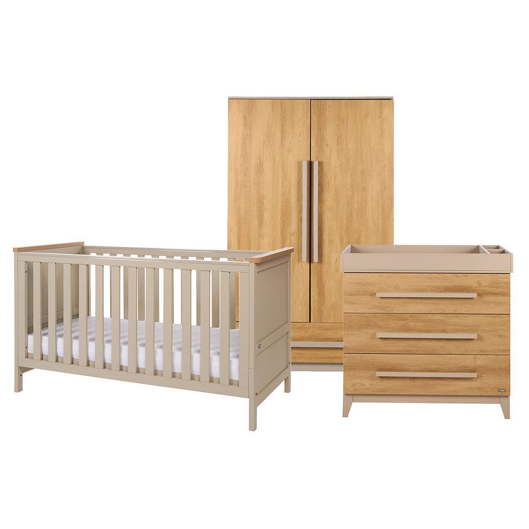 Tutti Bambini Misha 3 Piece Room Set - Golden Oak/Mushroom-Nursery Sets-Golden Oak/Mushroom- | Natural Baby Shower