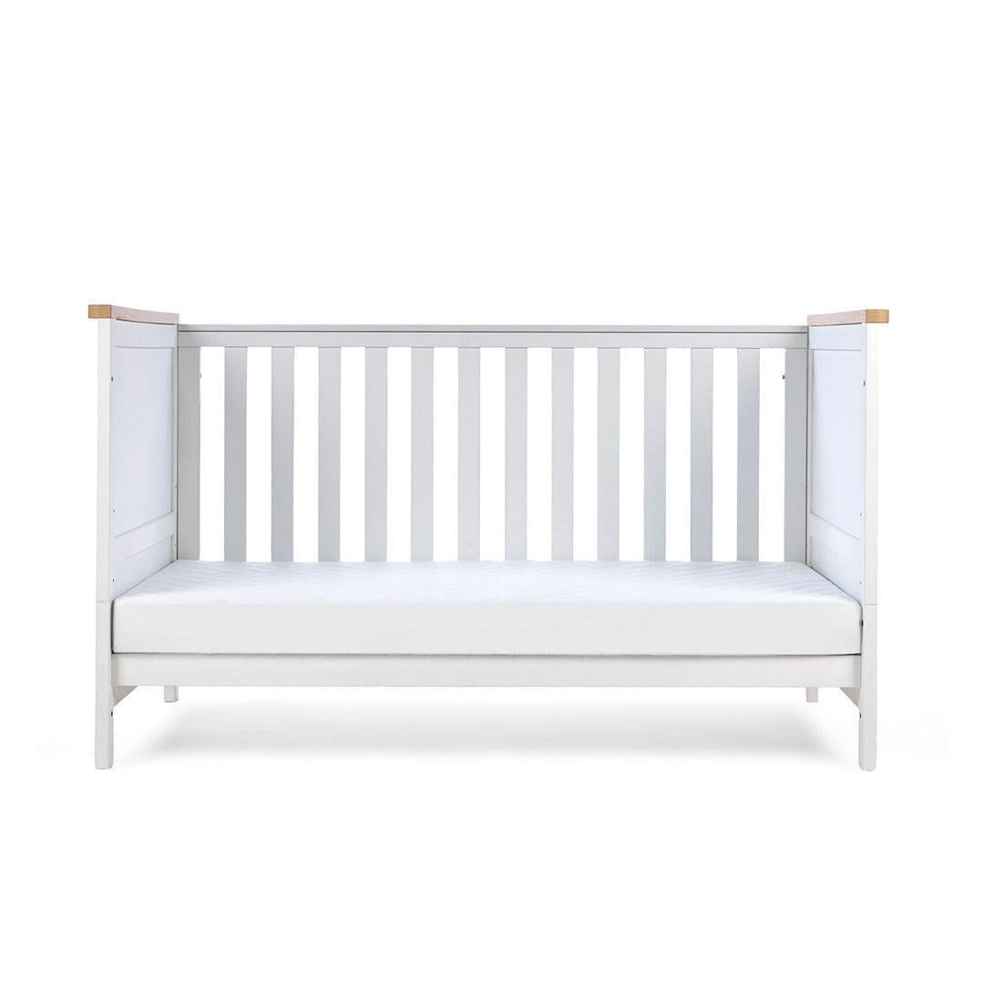 Tutti Bambini Misha Cot Bed - White/Golden Oak-Cot Beds-White/Golden Oak- | Natural Baby Shower
